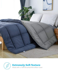 All-Season Quilted Comforter - Goose Down Alternative