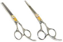 Load image into Gallery viewer, Hair Cutting and Thinning/Texturizing Scissors/Shears Set