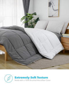 All-Season Quilted Comforter - Goose Down Alternative