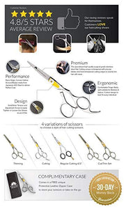 Professional Razor Edge Hair Cutting Scissors (6.5")