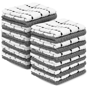 Zeppoli Kitchen Towels, 100% Soft Cotton - 15" x 25"